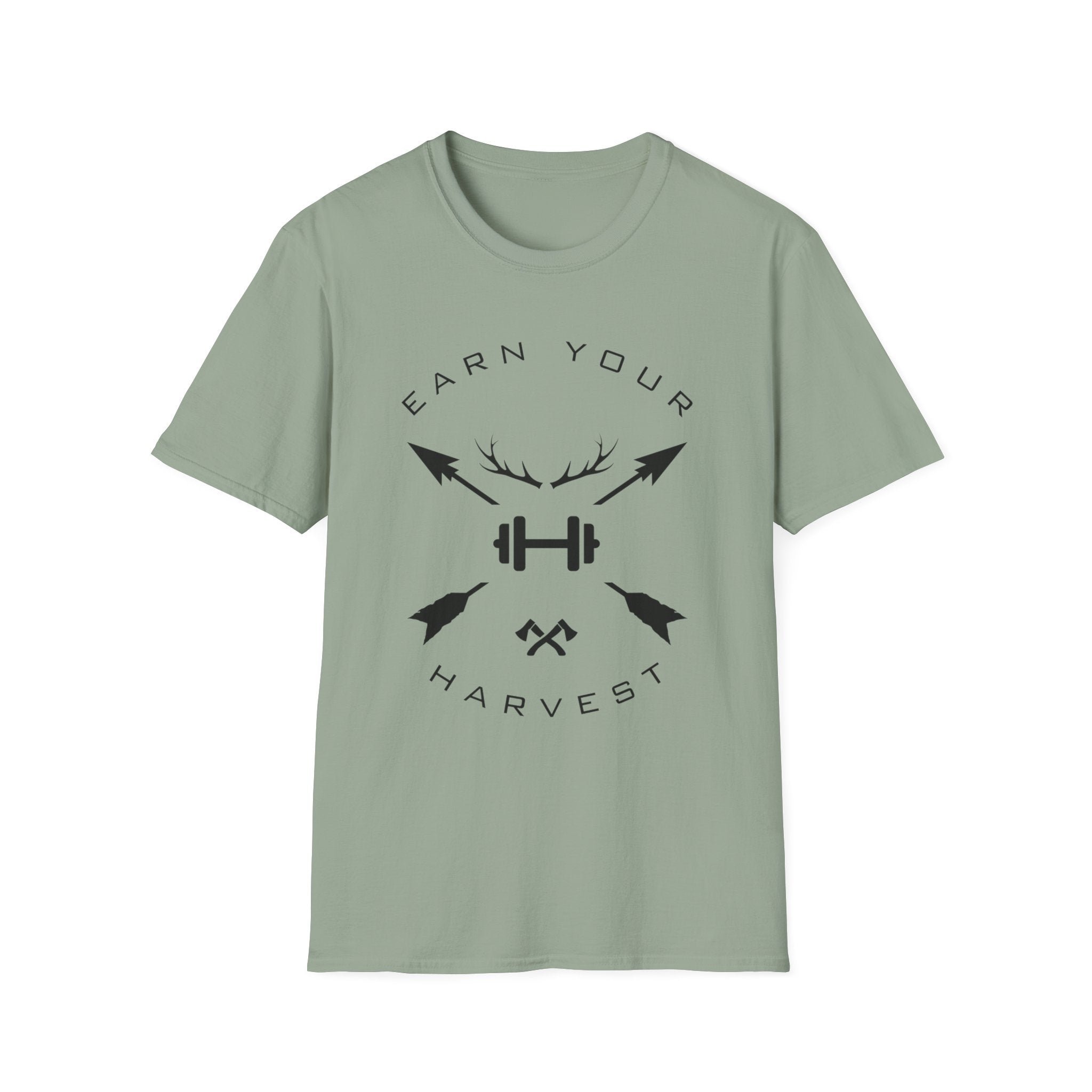 Earn Your Harvest™ T-Shirt – Men’s Hunting & Motivational Graphic Tee | Geared 4 Life
