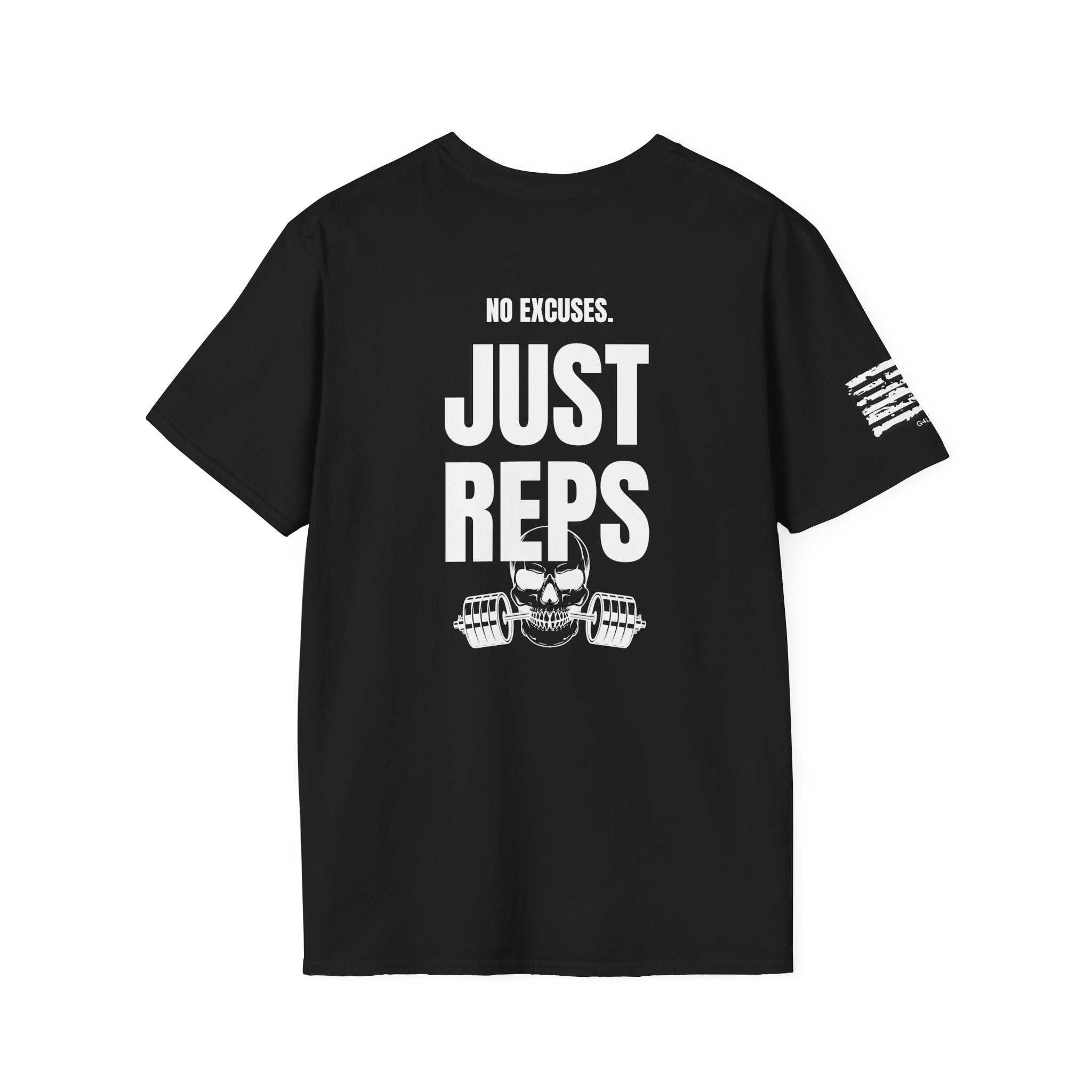 Just Reps T-Shirt — "No Excuses" Gym Workout Tee