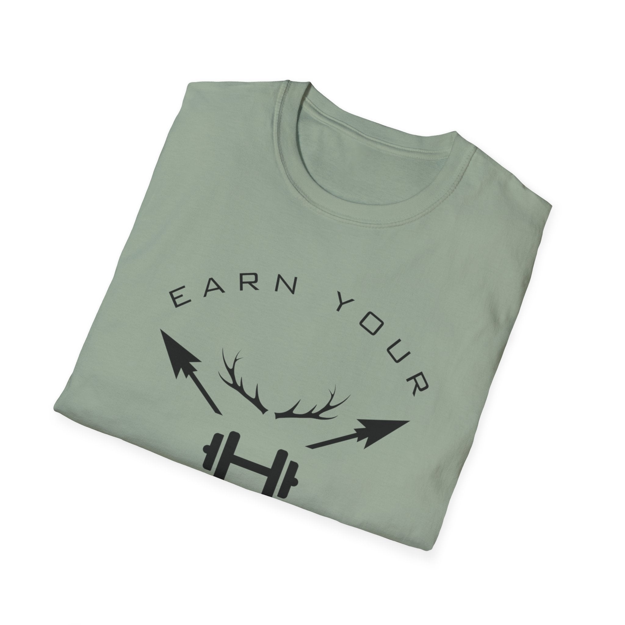 Earn Your Harvest™ T-Shirt – Men’s Hunting & Motivational Graphic Tee | Geared 4 Life