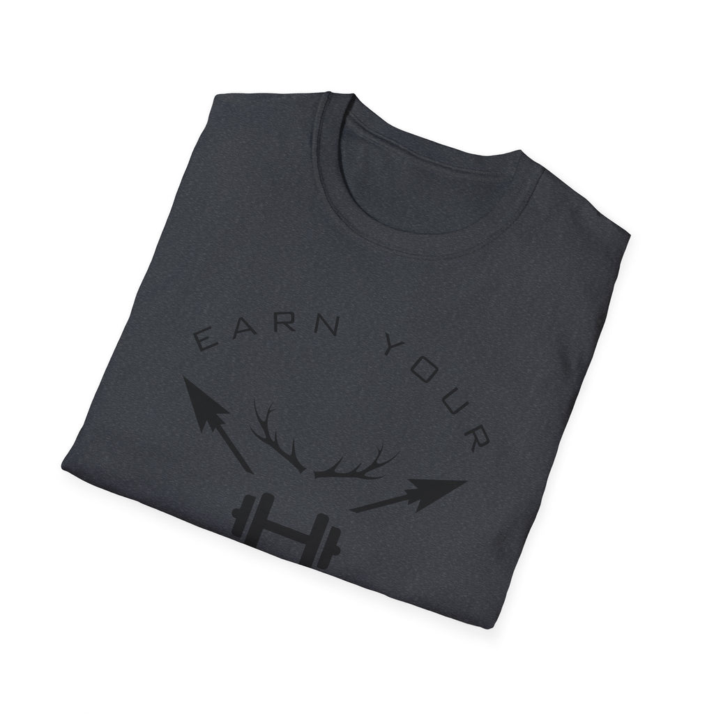 Earn Your Harvest™ T-Shirt – Men’s Hunting & Motivational Graphic Tee | Geared 4 Life